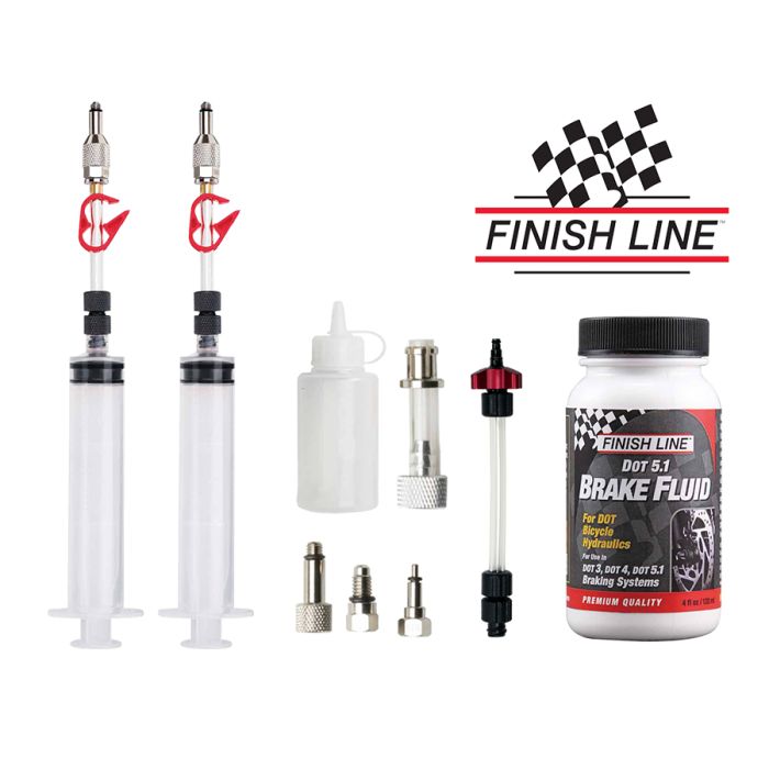 Jagwire pro dot bleed kit - med finish line prik olie (120ml)