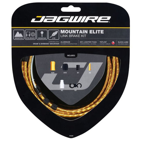 Jagwire mountain elite link bremsesæt - guld