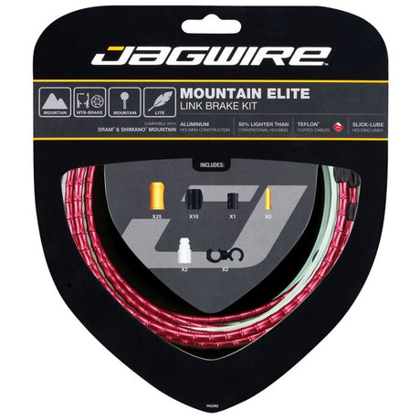 Jagwire mountain elite link bremsesæt - rød