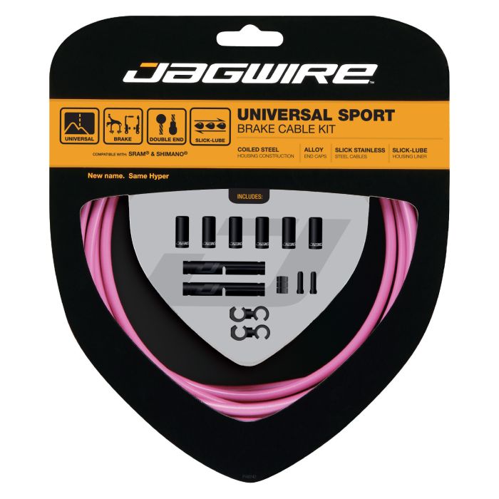 Jagwire universal sportsbremsesæt - pink