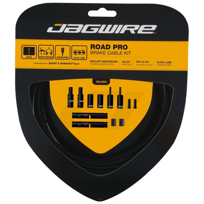 Jagwire road pro bremsesæt - sort