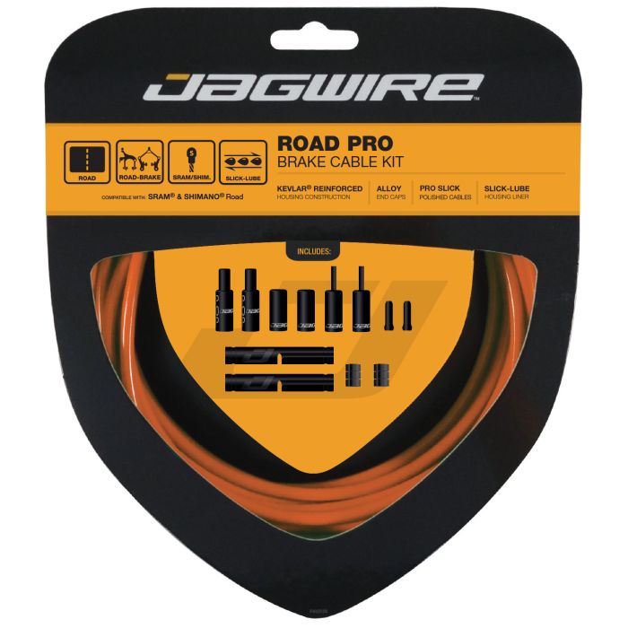 Jagwire road pro bremsesæt - orange