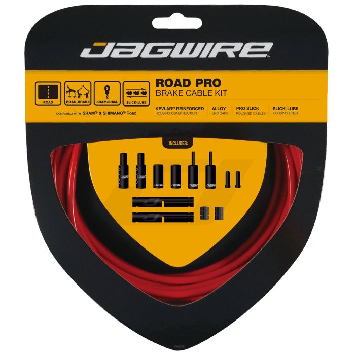 Jagwire road pro bremsesæt - rød