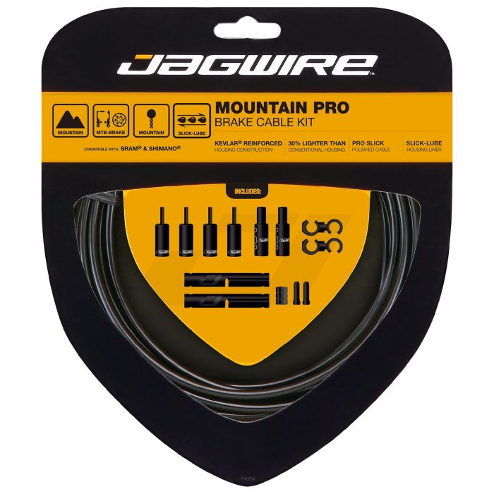 Jagwire mountain pro bremsesæt - sort