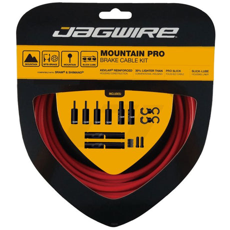 Jagwire mountain pro bremsesæt - rød