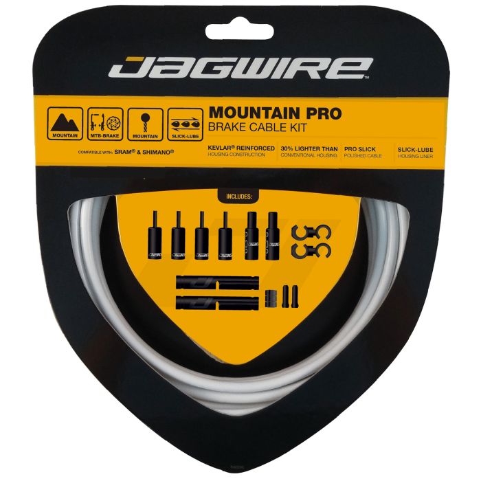 Jagwire mountain pro bremsesæt - hvid
