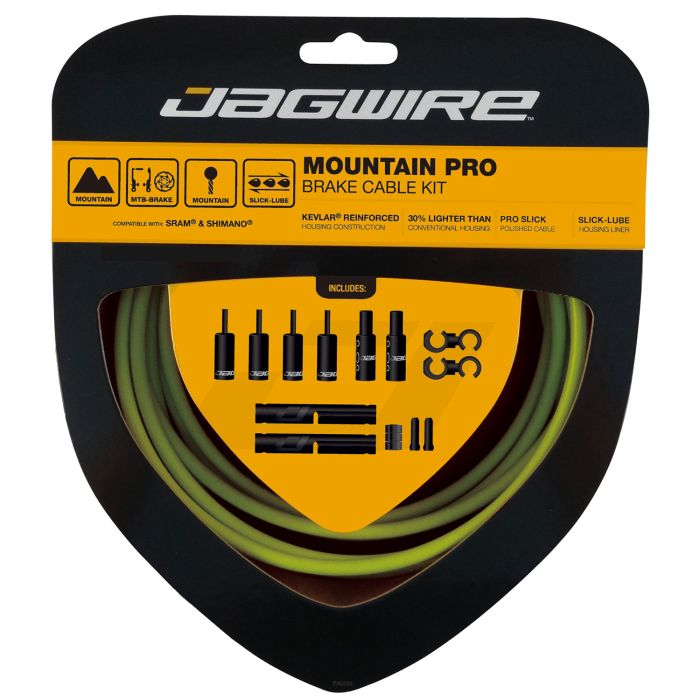 Jagwire mountain pro bremsesæt - gul