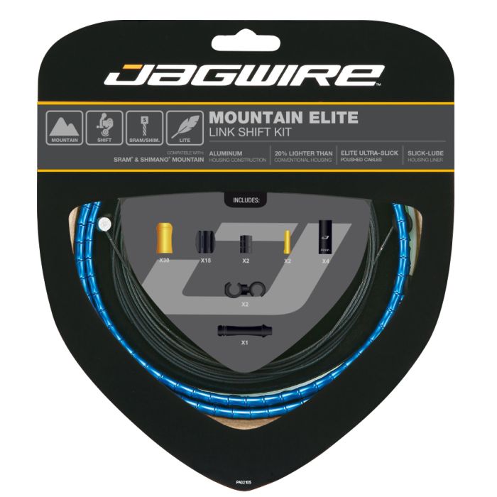 Jagwire mountain elite link skiftesæt - blå