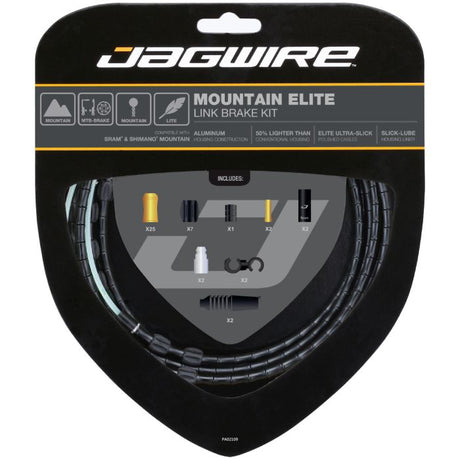 Jagwire mountain elite link bremsesæt - sort