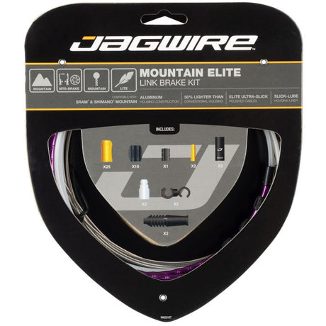 Jagwire mountain elite link bremsesæt - begrænset lilla
