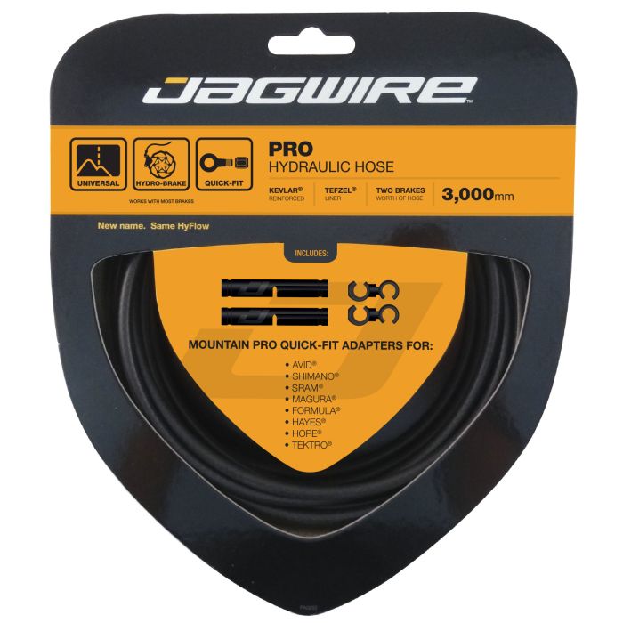 Jagwire pro hydraulikslangesæt - stealth sort