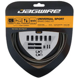 Jagwire universal sportsbremsesæt - carbon sølv