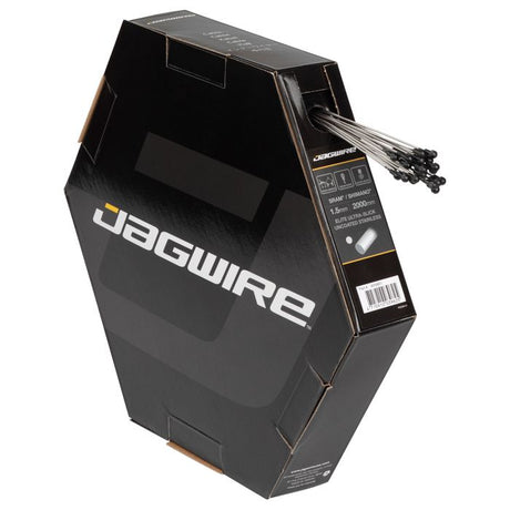 Jagwire vejbremsekabel - elite poleret ultra-glat rustfrit - 1,5x2000 mm - sram shimano (25 stk)