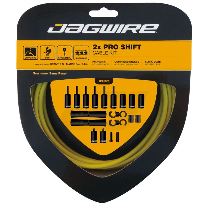 Jagwire 2x pro skiftesæt - gul