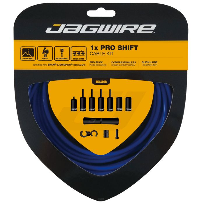 Jagwire 1x pro skiftesæt - side blå