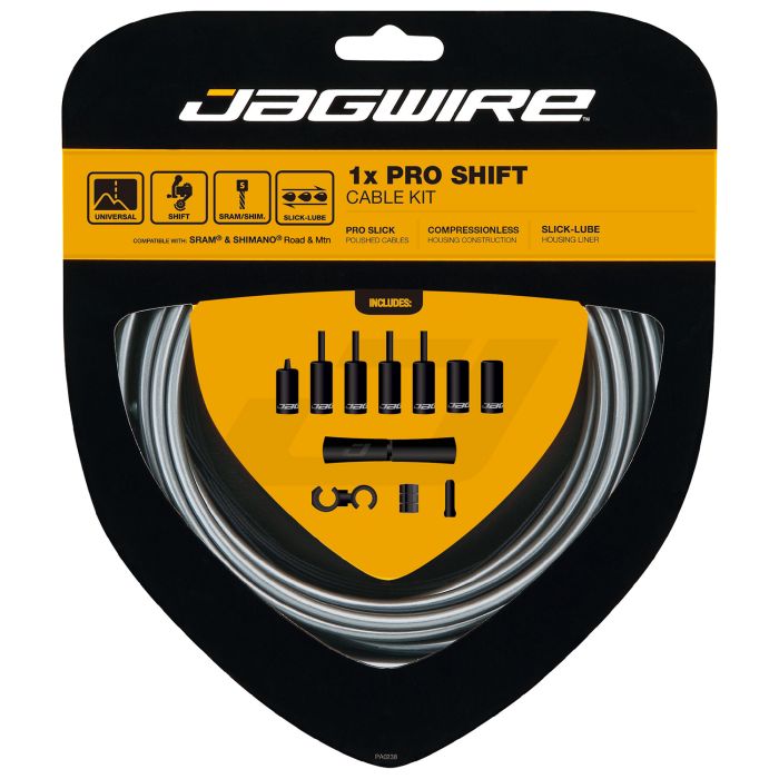 Jagwire 1x pro skiftesæt - isgrå