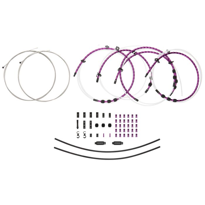 Jagwire 2x elite link shift kit - begrænset lilla