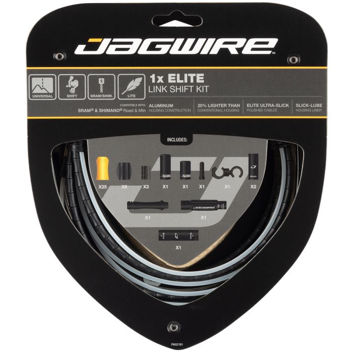 Jagwire 1x elite linkskiftesæt - sort