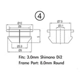 Jagwire rammestikpakke - 4 mm skiftehus (2 mm ramme) (10 stk)