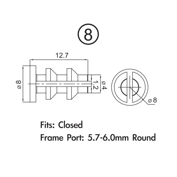 Jagwire rammestikpakke - shimano di2 (10 stk)