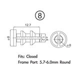 Jagwire rammestikpakke - shimano di2 (10 stk)
