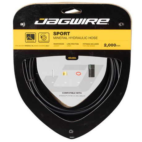 Jagwire sport mineral hydraulik slangesæt - shimano (xtr m9110) - sort