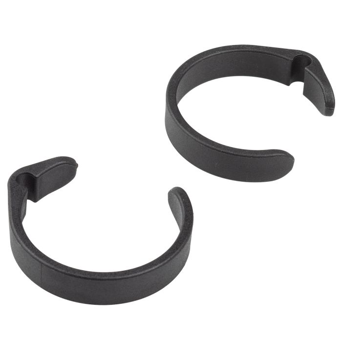 Jagwire klemring - 3,2 mm ebike kontrolledning (28,00 - 31,8 mm) (4 stk) - sort