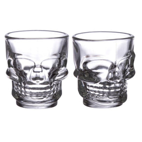 2 glas snapseglas (60ml) - kranium