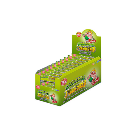 Zed candy jawbreaker surt æble (40x 4-pak)