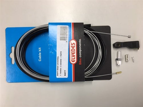 Gear kabel sæt Elvedes SRAM Universal 1700 2250mm galvaniseret - sort (på kort)