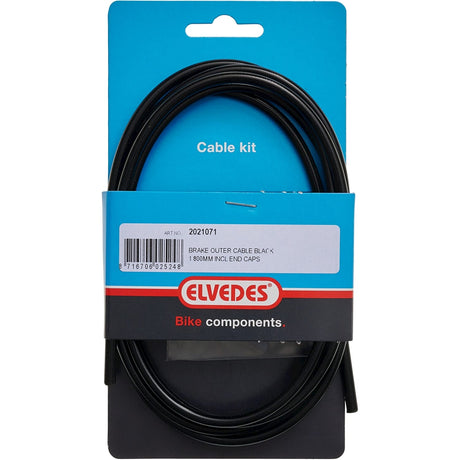 Elvedes kabelsystemer bv elvedes bremse yderkabel 1,8m sort +2 hylstre 2021071