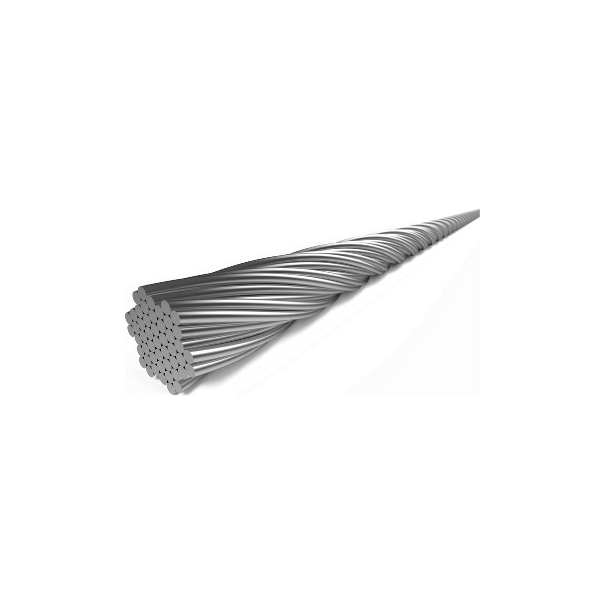 Elvedes Rem Binnenkabel 2250mm rustfrit stål V-N-Nippel 6412 27RVS-49