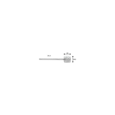 GARMÆRLIG KABEL SHIMANO 2,25 M 1,1 mm 6472 Sølv