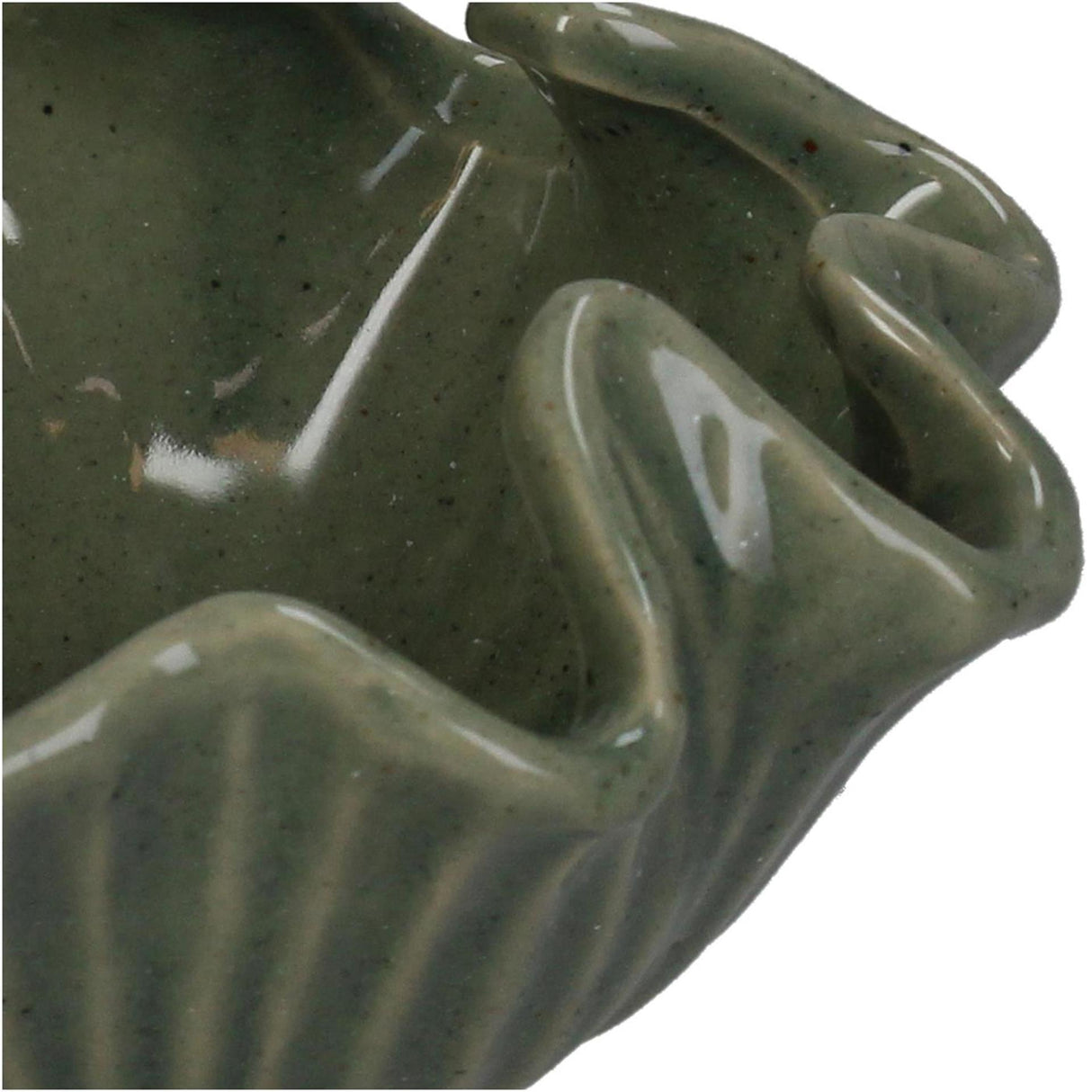 Kersten bloempot keramiek green 15x15x8cm