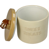Kersten voorraadpot sweet treats dolomite ivory 11x11x12.5cm
