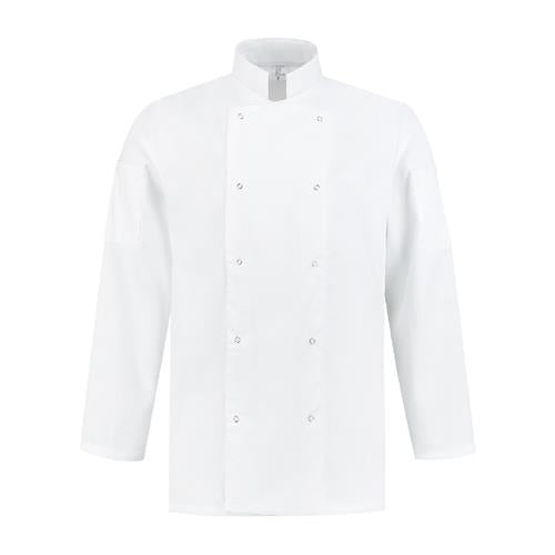 Bestex kokkejakke polyester bomuld hvid m