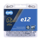 KMC E12 EPT Bicycle Chain 130 Silver Links