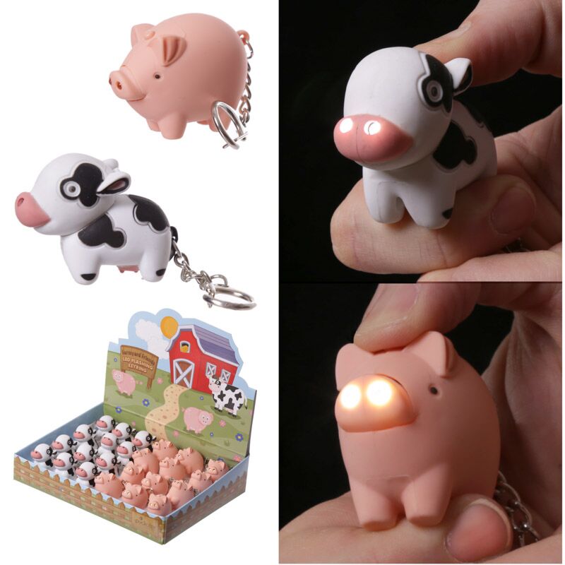 Farm ko gris led nøgleholder