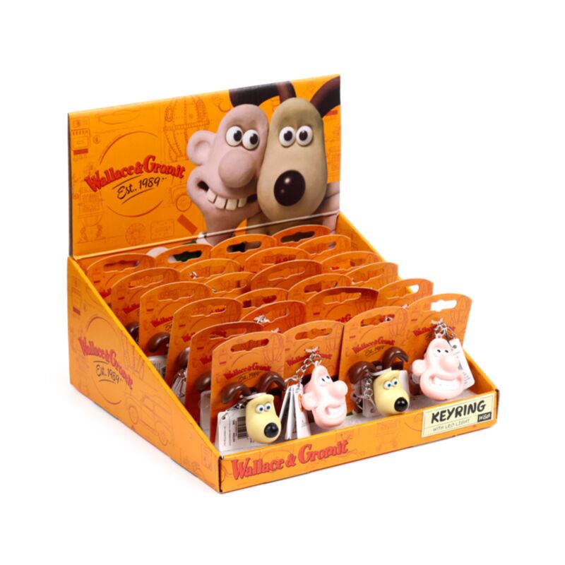 Wallace gromit led nøglering