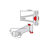 Klickfix headset-adapter til Ahead-adapter 1-1 8