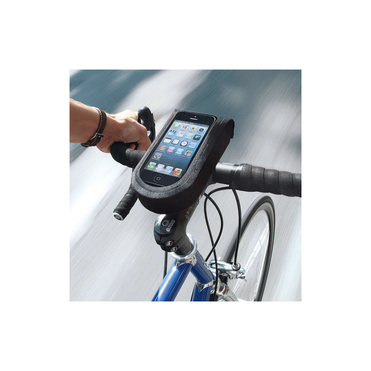 Klickfix telefonholder phonebag tour m sort
