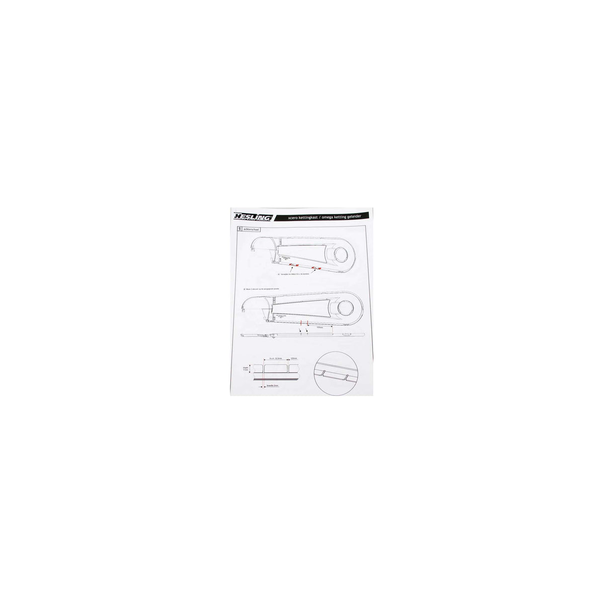 Hesling Chain Guard Rubber Xcero