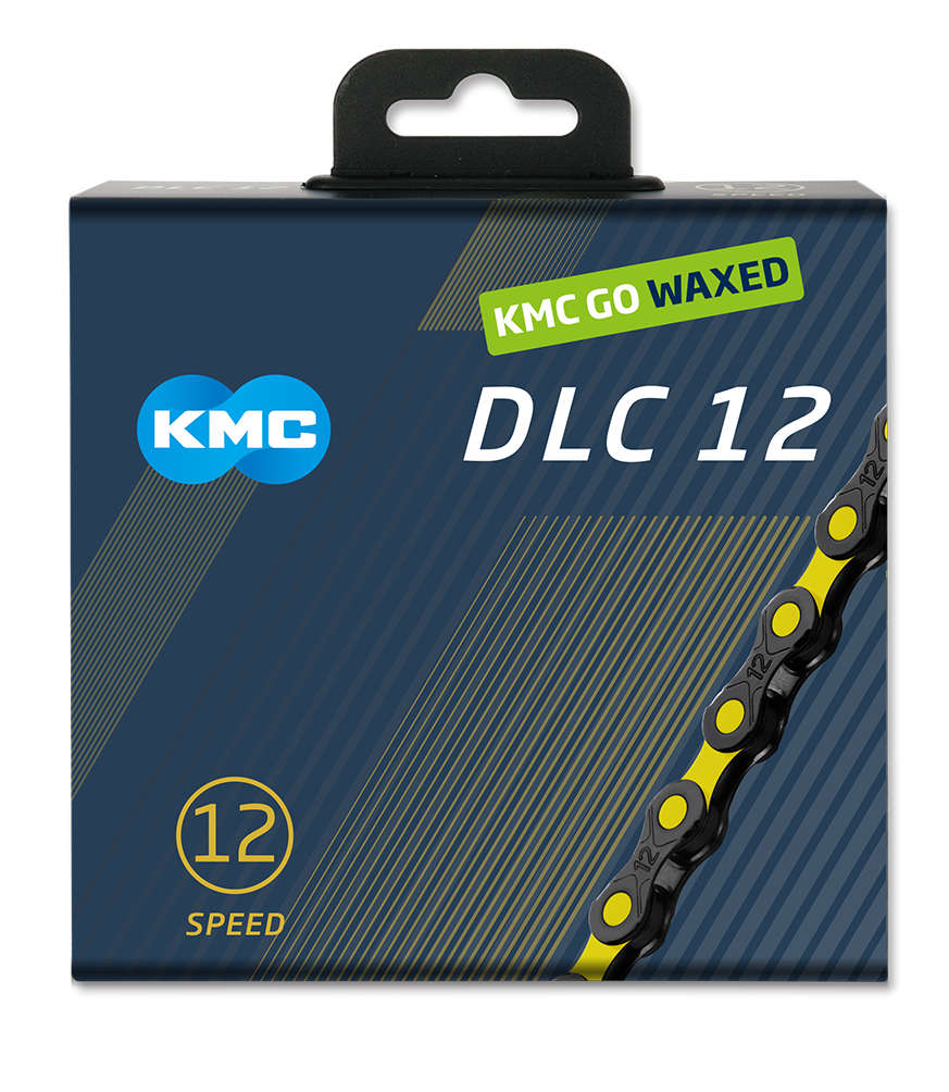 Kmc kæde dlc12 sort gul 126s vokset