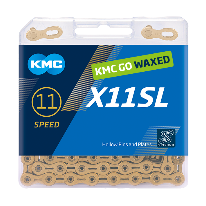 Kmc kæde x11sl kæde x11sl 118 led ti-n guld vokset