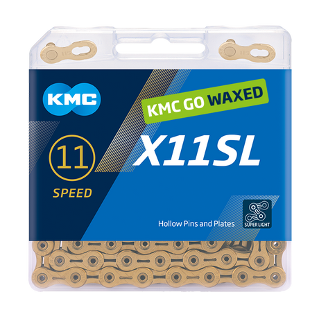 Kmc kæde x11sl kæde x11sl 118 led ti-n guld vokset