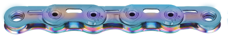 Kmc kæde 12 13v 11 128 x flad sl vokset 126 go