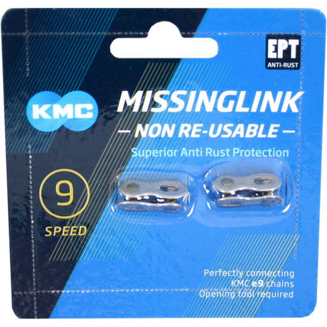 KMC Sloesschip MissingLink 9NR EPT Silver 6,6mm 9v (2)
