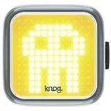 Knog skyklapper foran - kranium - sort