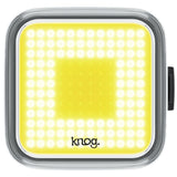 Knog skyklapper front - firkantet - sort