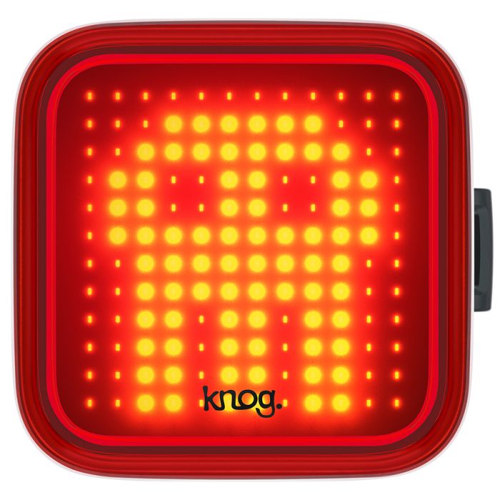 Knog skyklapper bagpå - kranium - sort